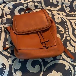 Cole Haan Cognac Backpack Purse - Like Brand New